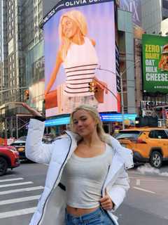 Hillsdale's Livvy Dunne Gets Times Square Billboard