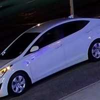 <p>White Hyundai sedan used in the break-in, according to Evesham police.</p>