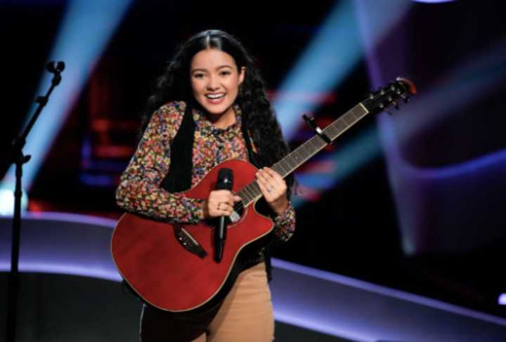 Madison Curbelo during her audition on NBC's "The Voice."