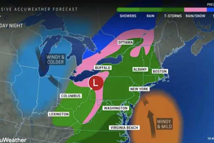 Drenching Rain, 45 MPH Winds: New Storm Moving Toward Northeast