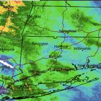 <p>A radar image of the region just before 7 p.m. Saturday, March 9.</p>