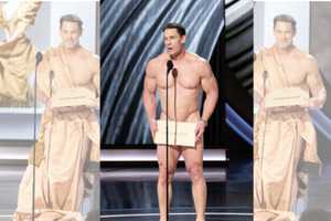 All Eyes On Naked West Newbury Native John Cena As He Recreates Famous Streaker At Oscars