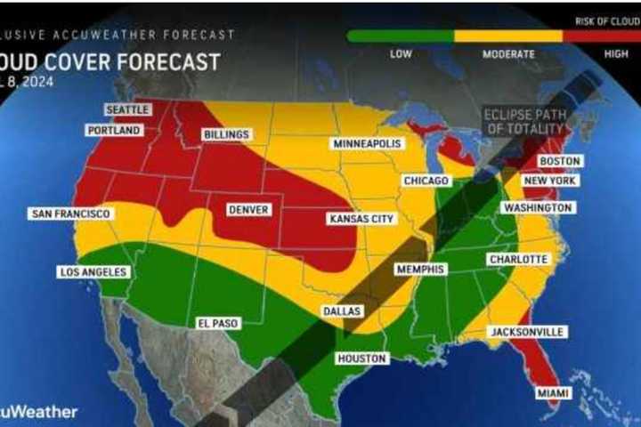 'Most Visible Eclipse For US In 100 Years' Coming Soon: First Projected Cloud Cover Conditions