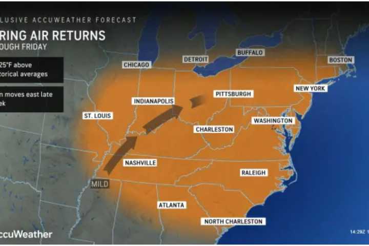 Separate Rounds Of Showers Will Follow Late Winter Warmup: 5-Day Forecast