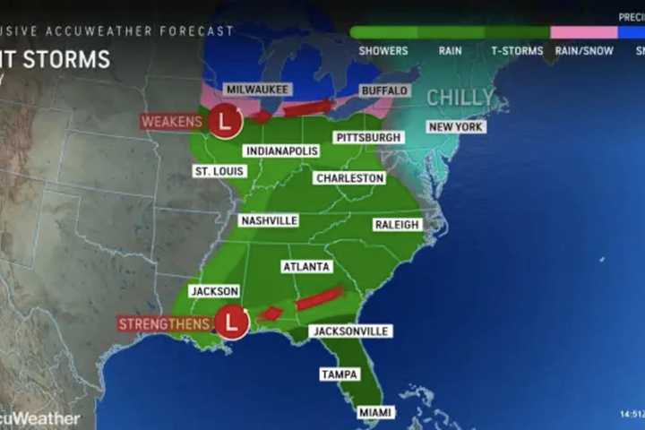 'Split Storms': 2 Merging Systems Could Make One Even Bigger Storm Across Northeast