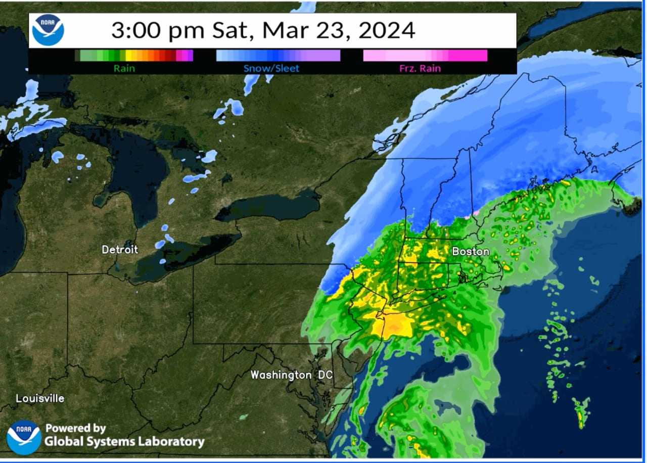Here's Timing For Heaviest Rain, Strongest Winds From Storm Now ...