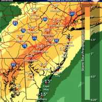 <p>Forecast Rainfall Saturday, March 22</p>