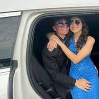 <p>Gage Myers and Rylee McNee.</p>