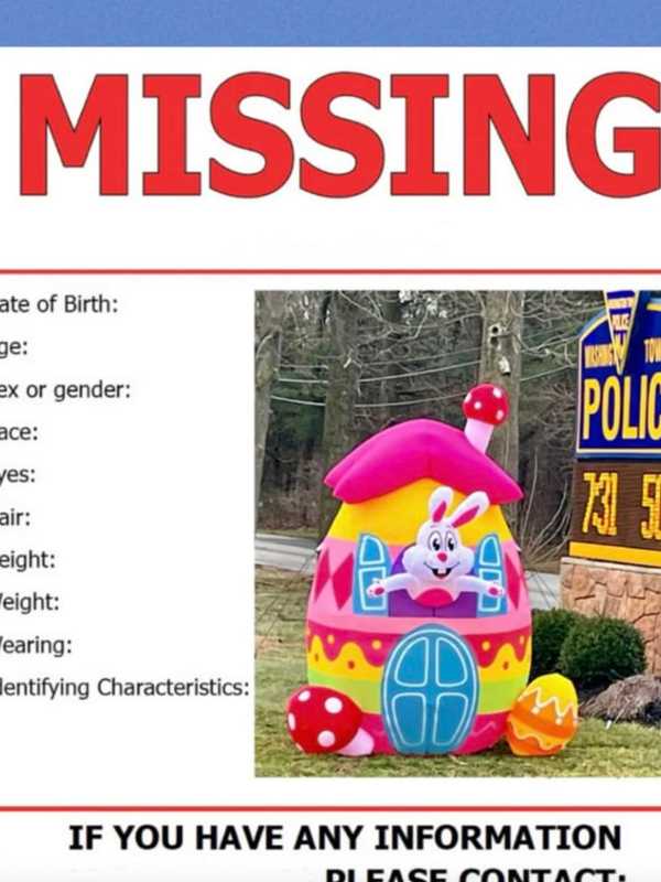 Police Hunt Peter Cottontail After Inflatable Easter Bunny Gees Missing In South Jersey