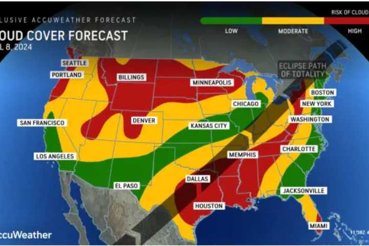 Total Solar Eclipse: Check Viewing Times By Zip Code, New Cloud Cover Forecast