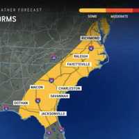 <p>Severe thunderstorm warning for Thursday, April 11.
  
</p>