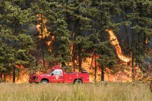 Passing Train Sparks 10-Mile Stretch Of Wildfires In Winslow Township