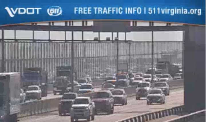 A crash on I-95 caused five miles of backups Tuesday morning, April 23.