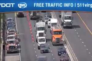 Multi-Vehicle Crash Slows I-66