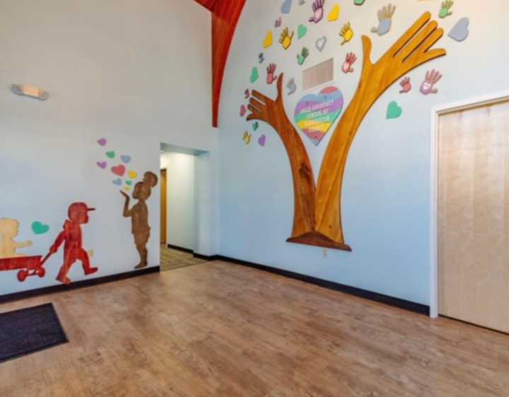 Interior view of the new Child Advocacy Center in Woodbury