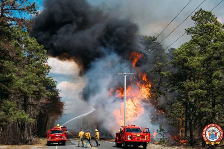 510-Acre Wildfire Contained At Wharton State Forest (UPDATED)