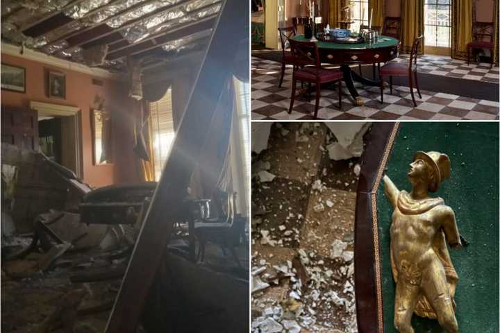 Ceiling Collapse Causes Major Damage At Boscobel In Garrison