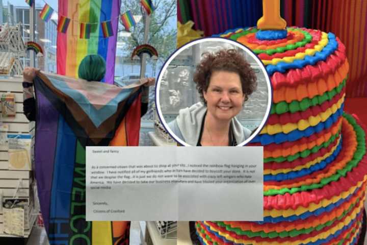 'Crazy Left Wingers Who Hate America:' Cranford Bakery Receives Bizarre Anti-Pride Letter