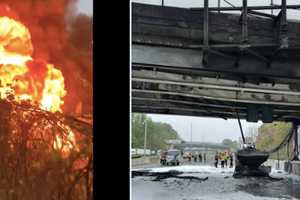 Damaged Bridge To Be Demolished After Fiery I-95 Crash, Causing Days-Long Closure