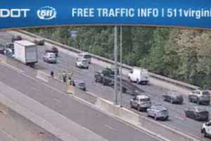 Tractor Trailer Crash Closes Lanes On I-95 In Lorton