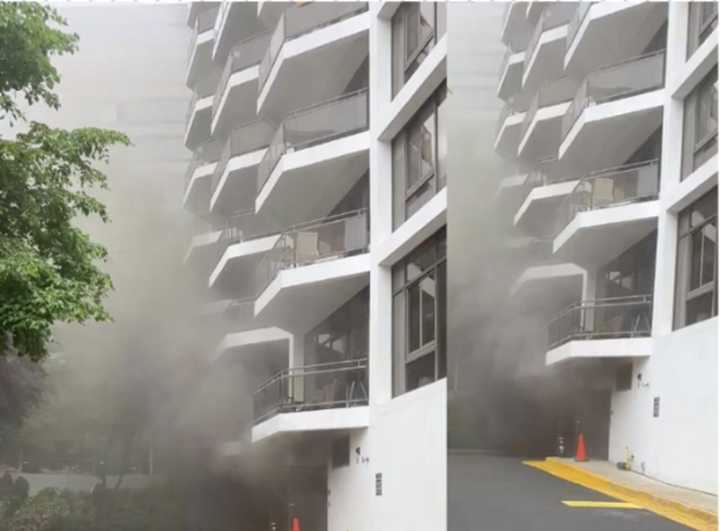 Significant smoke conditions were reported in the parking garage and throughout various locations of the building in the 1500 block of Key Boulevard.