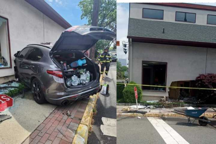 Alfa Romeo Plows Into Fort Lee Veterinary Clinic