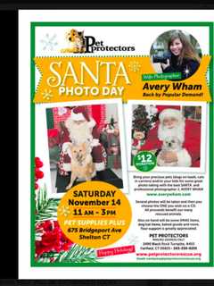 Pet Protectors Sponsors Santa Photo Day In Shelton