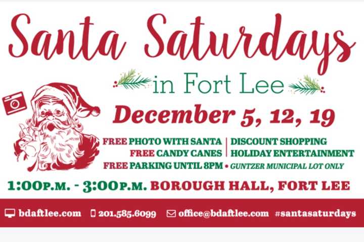 Business District Alliance Of Fort Lee Offers Free Photos With Santa