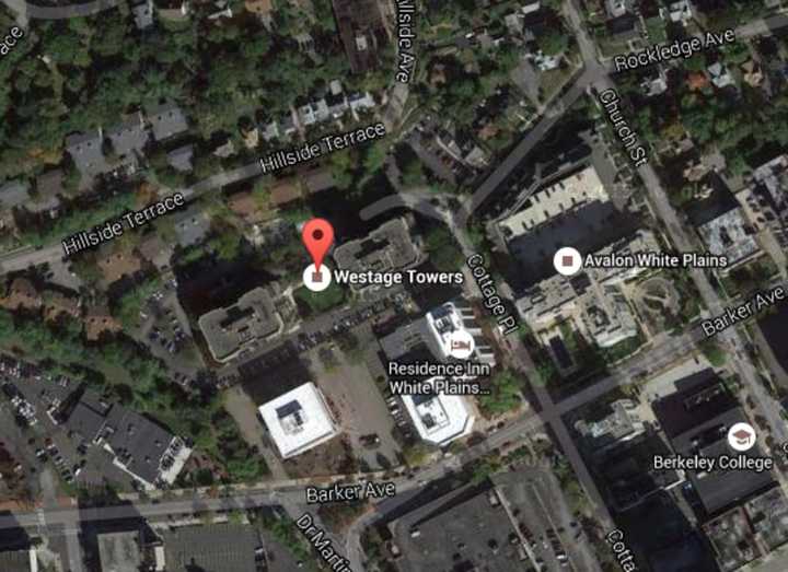 A plow caught fire Monday on Rockledge Avenue in White Plains.