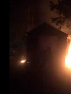 Greenwich Fire Department Releases Video Of Weekend Fire On Weaver Street