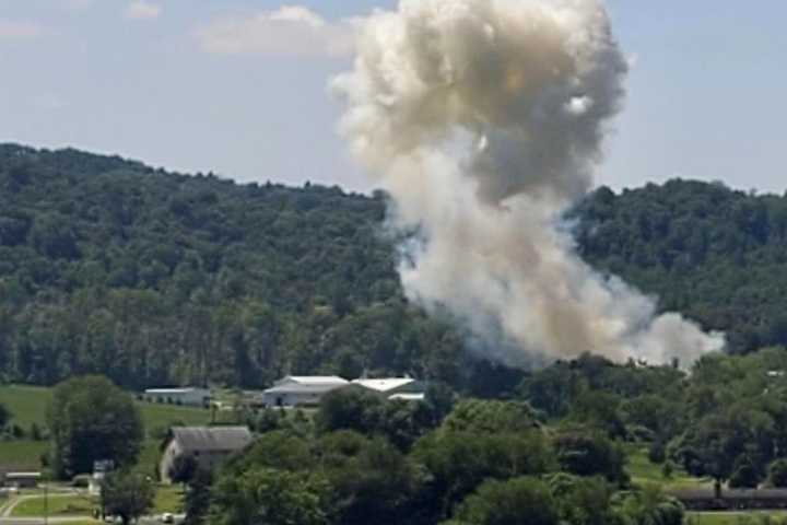 Firefighters Suffer Heat Exhaustion As Crews Battle Fire At Berks County Factory: Officials