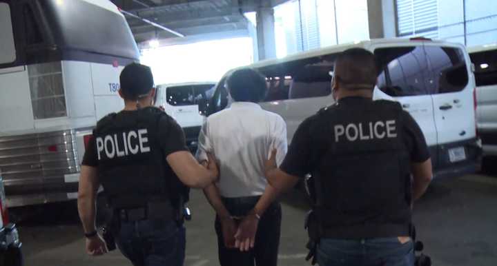 The ICE office in Newark, along with offices across the country, carried out a sweep targeting foreign nationals suspected of human rights violations in their home countries.