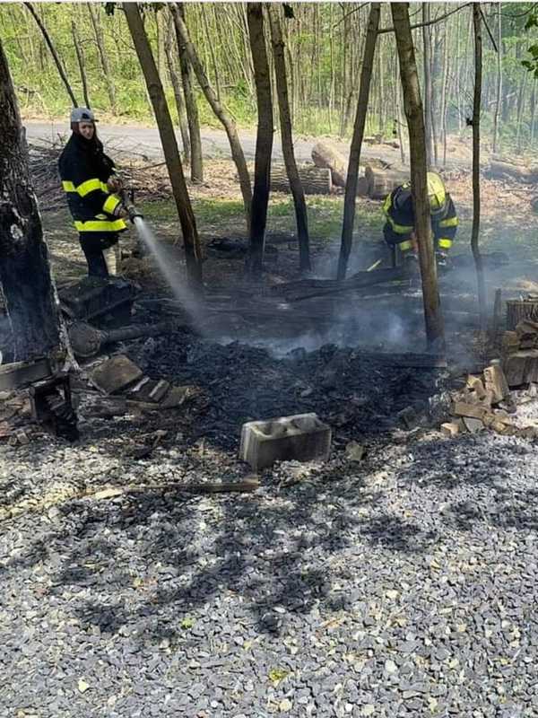 Perkasie Firefighters Douse Brush Fire Spotted By Neighbors