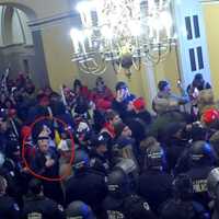 <p>Gary Edwards inside the U.S Capitol building.</p>