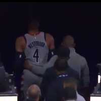 VIDEO: 76ers Fan Loses Season Ticket Membership After Pouring Popcorn On Wizards' Westbrook