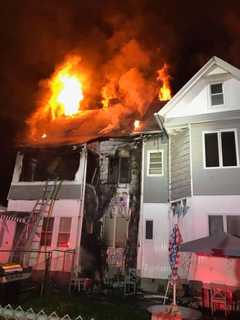 Plainfield Street Fire Injures Two Firefighters; Arson and Bomb Squad Investigating Cause