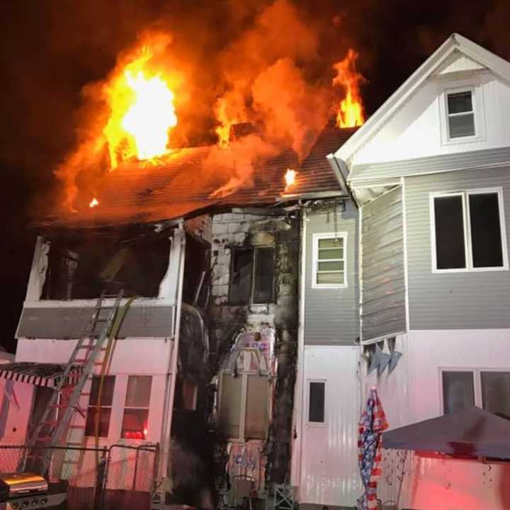 Firefighter Drew Garrett took photos of the July 19 blaze.