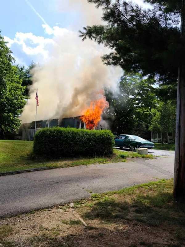 Fire Rips Through Mobile Home in Wales