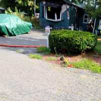 <p>A woman lost her mobile home to fire on July 25.</p>