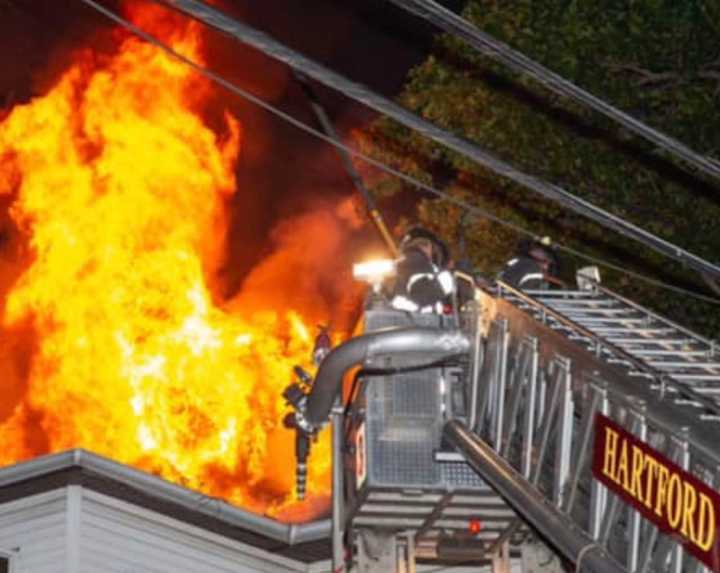 A fire destroyed a Westland Street home in Hartford over the weekend.