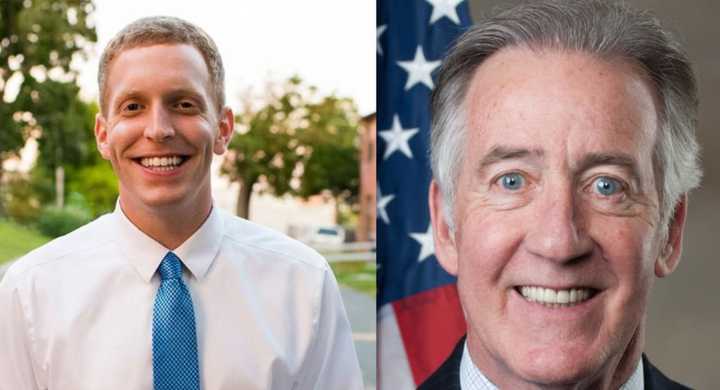 From left: Holyoke Mayor Alex Morse, U.S. Congressman Richard Neal