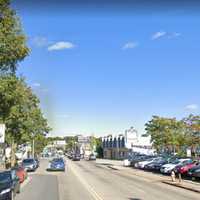 <p>On a normal day, this is what the area of Main Street where a fire is now burning, Aug. 18, looks like.</p>