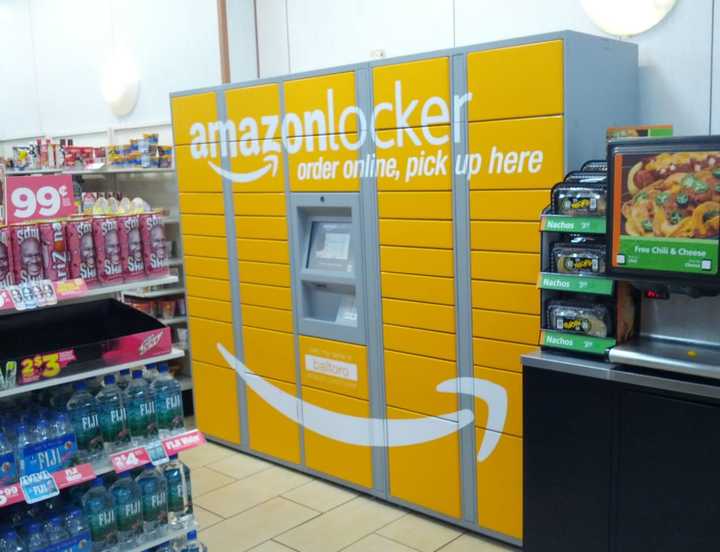 Large, brightly-colored “lockers” that open with digital-access codes are popping up around apartment buildings, as well as grocery and convenience stores in Connecticut.