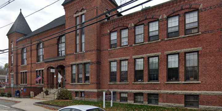 A former town accountant for Hadley, Hatfield, and Uxbridge has been charged with stealing more than $700,000 from Massachusetts municipalities.  (Pictured here is the Uxbridge Town Hall.)