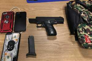 Guns, Cell Phones Seized; Revoked Registration Leads To Arrest