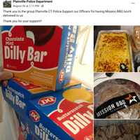 <p>Tasty displays of gratitude toward the police are becoming more common.</p>