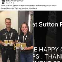 <p>Tasty displays of gratitude toward the police are becoming more common.</p>