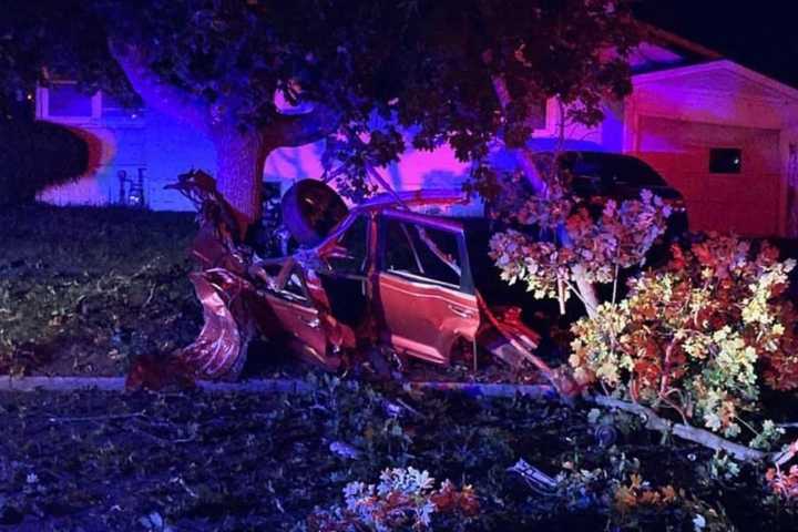 Two, One-Car Crashes In One Day On Same Street; Carjacking Involved