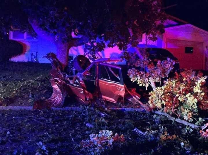 A carjacking ended in a one-car crash in the early morning hours of Wednesday, Sept. 23. The same street that saw this crash was also the site of an earlier fatal one-car crash (pictured here) in Springfield - Carew Street,