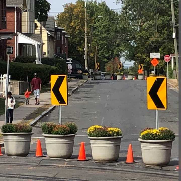 Hartford is testing out some “traffic calming” measures in a part of the city known as Frog Hollow.